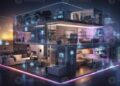 AI generated Connected Living, The IoT Revolution in Smart Homes. AI ...