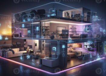 AI generated Connected Living, The IoT Revolution in Smart Homes. AI ...